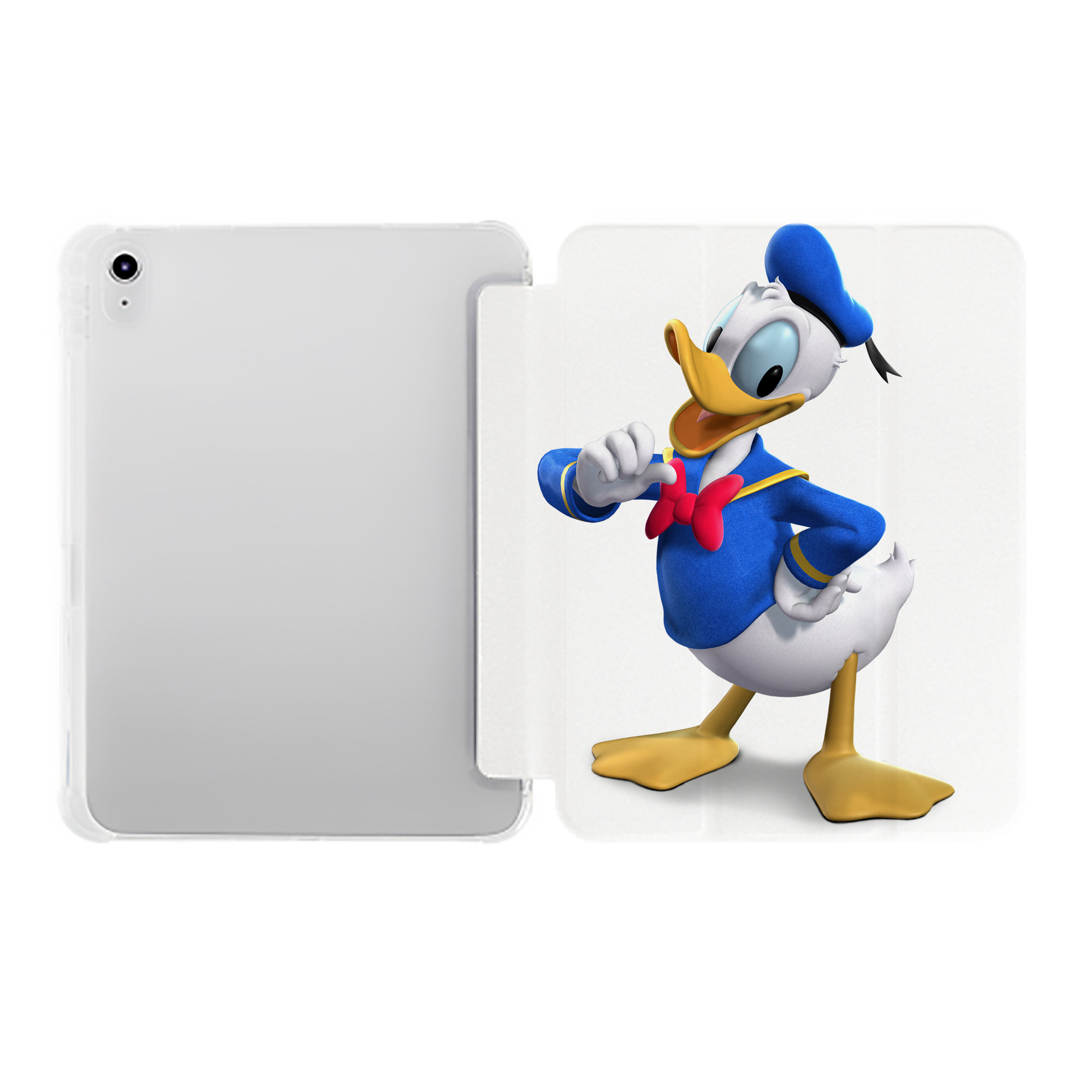 （画像用） ミッキーマウス Mickey Mouse IPad ケース ペン収納付き 三つ折りスタンド PUレザー×シリコン 対応機種9.5/10.5/10.9インチ